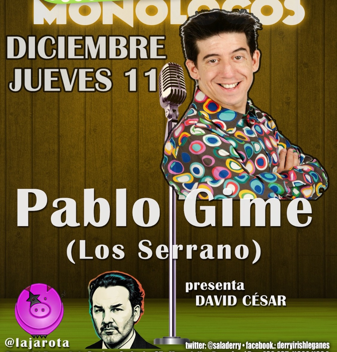 Pablo Gime en el Derry